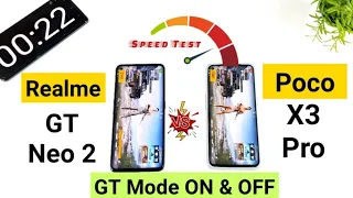 Realme GT Neo 2 vs Poco X3 Pro Speedtest Comparison Snapdragon 870 vs 860 #bgmi