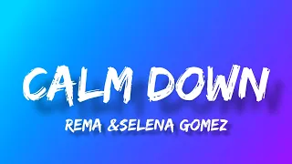 🎵 Rema - Calm Down feat. Selena Gomez (Lyric Video) [TikTok Remix]