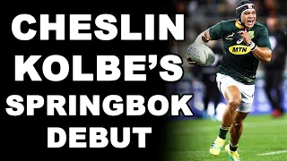 Cheslin Kolbe's Springbok Debut