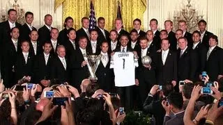 President Obama Honors 2011 MLS Cup Champion LA Galaxy