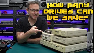 Commodore 1570 and 1571 disk drive repairs - open heads and bad ICs