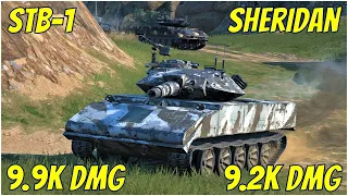 STB-1 & Sheridan - BIG DAMAGE ● WoT Blitz