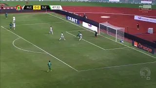 Sierra Leone scored against Algeria #sierraleone #afcon2021