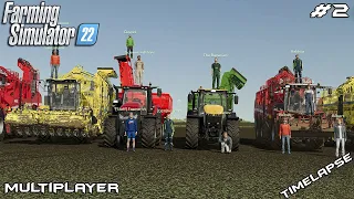 Making 1.000.000 € from SUGAR BEETS | Haut-Beyleron | Farming Simulator 22 Multiplayer | Episode 2
