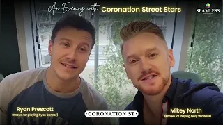 Coronation Street Stars Mikey North & Ryan Prescott - To appear at Medina Theatre on 19th April 2024