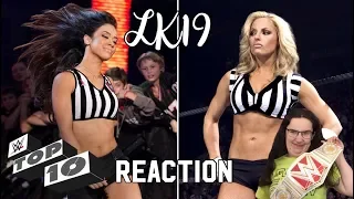 LK19 - #WWE Top 10 - Memorable Female Guest Referees Reaction