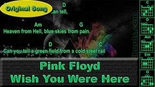 Pink Floyd - Wish You Were Here - Original - Guitar Chords (0001-A1)