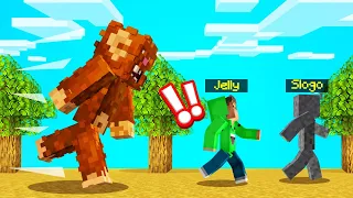 WE FOUND BIGFOOT In MINECRAFT! (Scary)