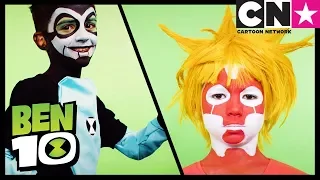 Ben 10 | Transform Yourself Into Heatblast, Four Arms, Diamondhead & XLR8 Cosplay | Cartoon Network