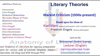 Marxist Criticism I Marxist Literary Theory I Karl Marx I Communist Manifesto I Das Kapital