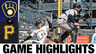 Brewers vs. Pirates Game 1 Highlights (8/14/21) | MLB Highlights