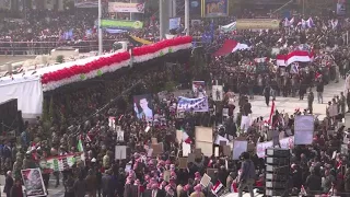 Thousands in Syria's Aleppo mark one year since 'victory'