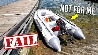 WHY I SOLD THE INFLATABLE BOAT | BRIS 10.8 FAIL