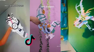 Dragon Puppet Crafts | Paper Dragon TikTok Compilation #119