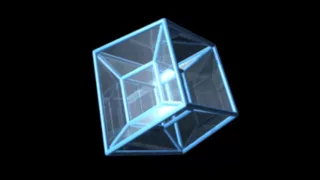 Gif Matemático 05 [Tesseract ou Hipercubo]