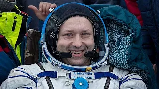 US-Russian crew returns from space station
