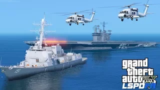 GTA 5 Coastal Callouts | Navy Search & Rescue Seahawks Rescuing Stranded Hurricane Survivors