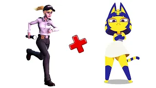 Vanessa + zone ankha + Huggy Wuggy = ??? Five Nights at Freddy's Animation