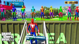 GTA 5 Epic Ragdolls Spiderman |Spiderman Vs Super Heros | Jump Fails (Euphoria Physics)GTA V Ep.160