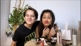 My Brother did my Makeup | Jannat Zubair Rahmani | Ayaan Zubair Rahmani