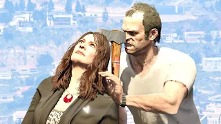 GTA V PC Trevor Kills Amanda (Editor Rockstar Movie Cinematic Short Film)