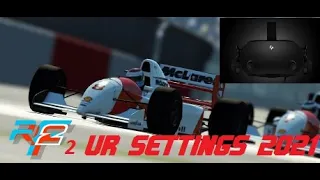 RFACTOR 2 WITH HP REVERB G2 OPTIMAL VR SETTINGS