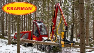 Andragallring med Kranman 620s skördare