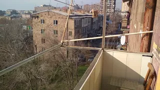 Вид из окна квартиры на Арарат. Ереван. 2018