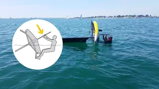 Righting the Tiwal 3 after capsizing (adult)