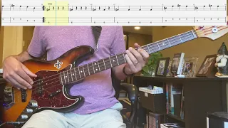 Johnny B. Goode by Chuck Berry Isolated Bass Cover with Tab