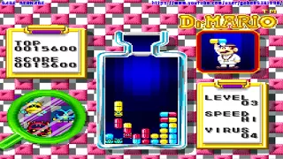 Tetris & Dr. Mario (SNES) - Dr. Mario (Random Gameplay)