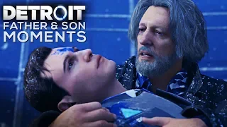 Hank Treats Connor Like His Son (Cole) FATHER & SON MOMENTS - DETROIT BECOME HUMAN