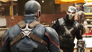 Capitán América Vs Crossbones - Escena - Capitán América: Civil War (2016) CLIP 4K HD Español Latino