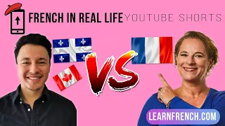 French in Real Life: Français de France vs Français Québécois ft. Tumu Learning #Shorts