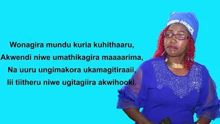 UHORO WA THUTHAINI  LYRICS  VIDEO (SKIZA CODE: 698 0708 sms to 811)