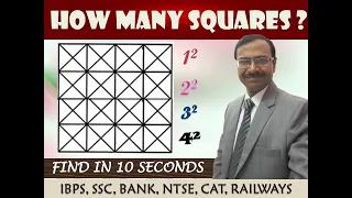 Counting Number of Squares - Complete Video