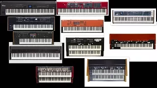 Organs Comparison   RD 800, VR 730, KRONOS CX3, Grandstage, C2D, Stage 3, Vox Continental KORG, CRUM