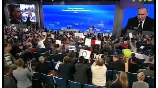 В Москве прошла большая пресс-конференция президента России Владимира Путина