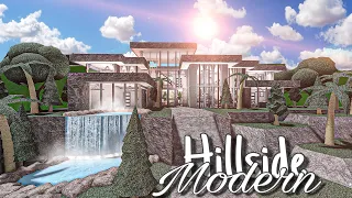 ROBLOX BLOXBURG: Hillside Modern Mansion || House Build
