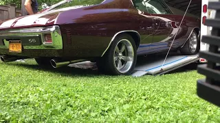 1970 Chevelle 468ci 3” exhaust open cutouts nasty