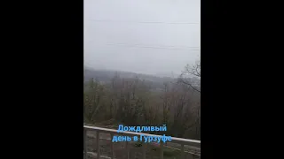 Дождь в Гурзуфе, вид из окна | Крым. Гурзуф 19.04 2022