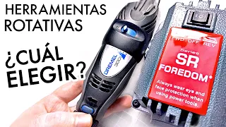 ¿CUÁL es la MEJOR Herramienta Rotativa? ✅ Cómo usar y cómo funciona DREMEL Vs FOREDOM | Review