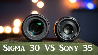 Sony 35mm F1.8 VS Sigma 30mm F1.4 - Sony APS-C Lens Comparison