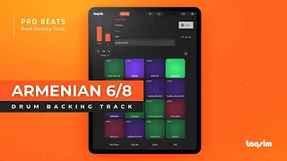 20 Minute Armenian 6/8 Backing Track - 120 BPM - iOS Pro Beat Drum Loop Machine App