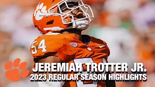 Jeremiah Trotter Jr. 2023 Regular Season Highlights | Clemson LB