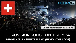 Eurovision 2024 - Semi-Final 2 Live Show: 🇨🇭 Switzerland, Nemo - The Code (Audience view)