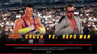 Crush vs Repo Man Summerslam 92. WWE 2K20