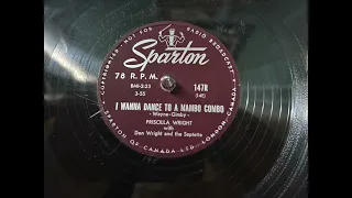 Priscilla Wright - I Wanna Dance To A Mambo Combo @dingodogrecords #78rpm #record #records