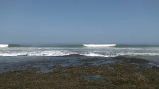 🌊 Ocean Waves Crashing on the Rocks Afternoon - Relaxing Nature Video - 4K UHD