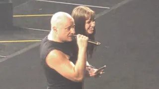 Disturbed - David Draiman comforts mourning fan & brings her on stage - Mohegan Sun 2-10-24